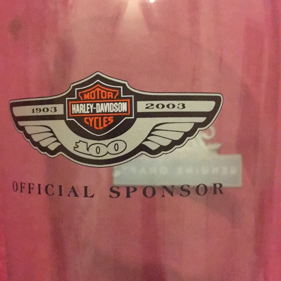 Official sponsor of Harley Davidson glass - Picture 1 of 4
